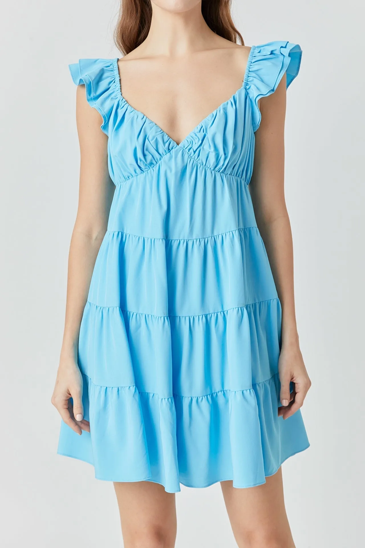 Tiered Mini Dress