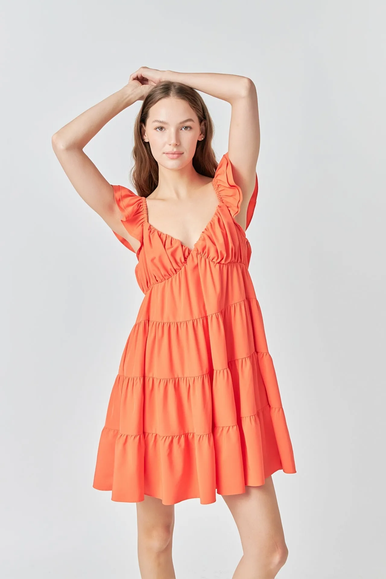 Tiered Mini Dress