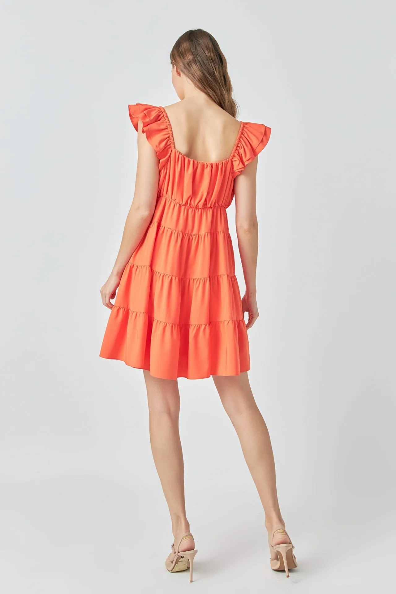 Tiered Mini Dress