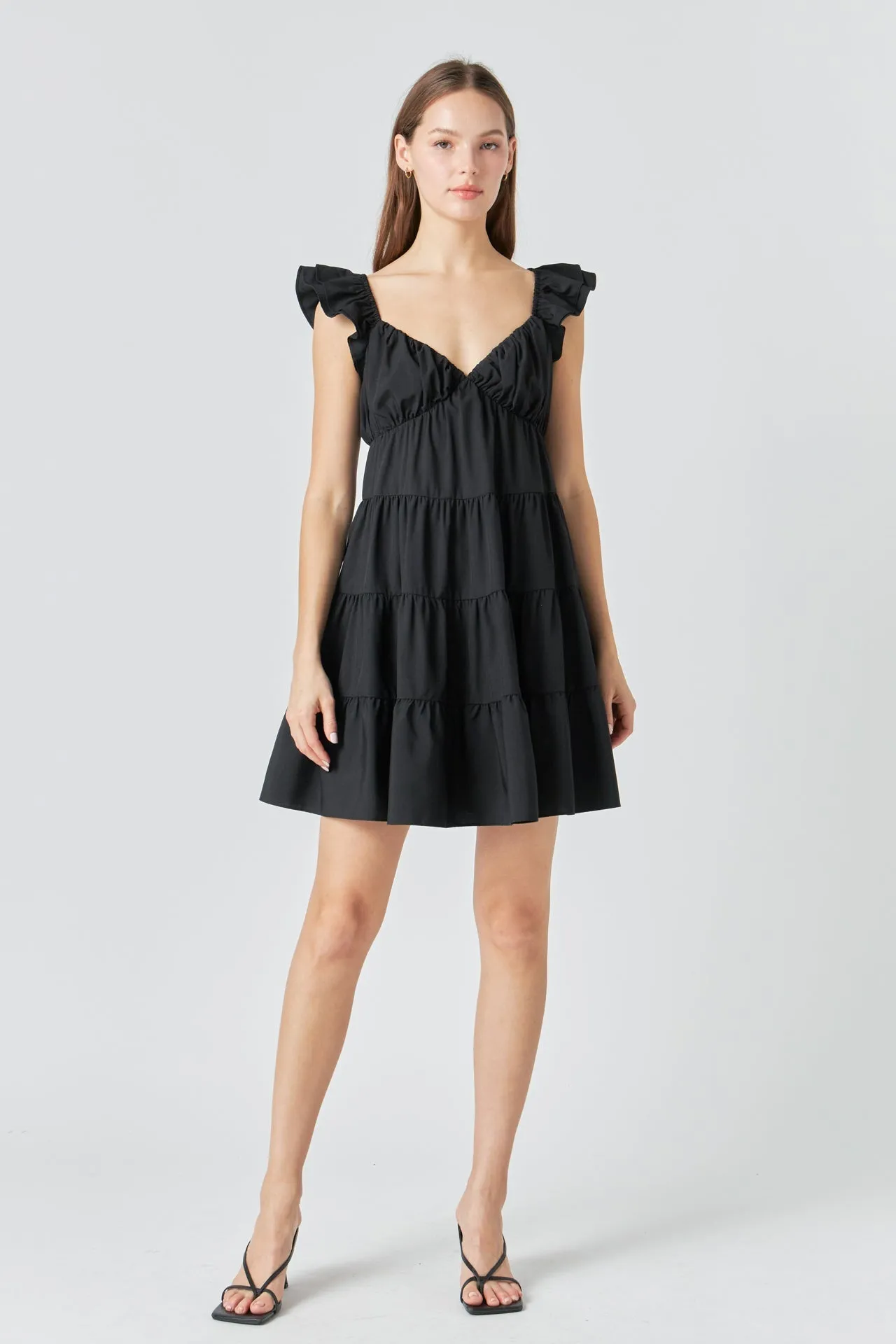 Tiered Mini Dress