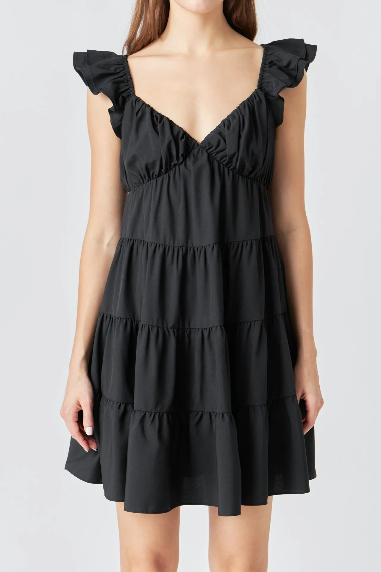 Tiered Mini Dress