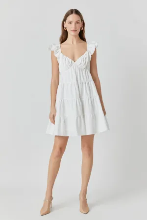 Tiered Mini Dress