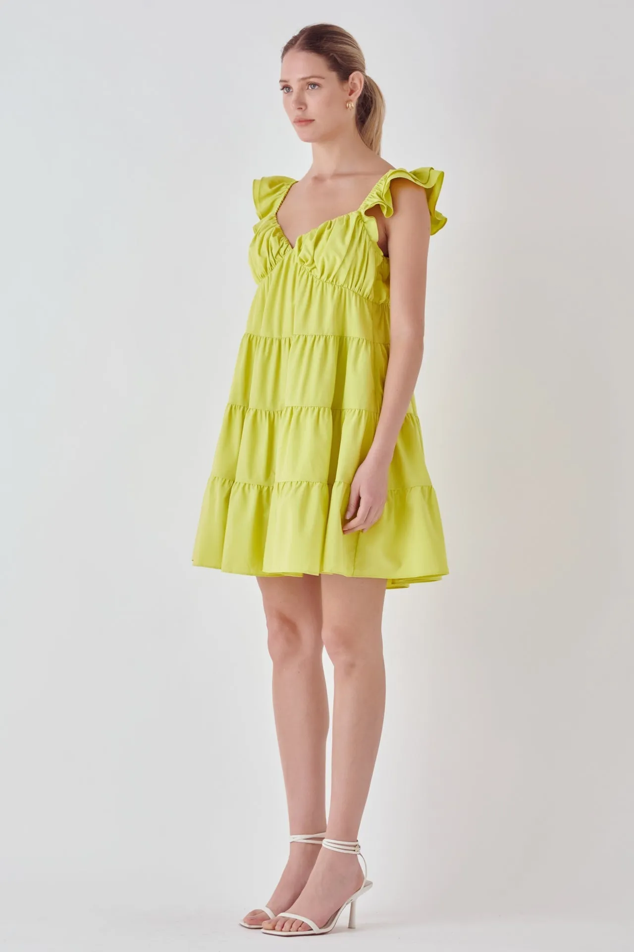 Tiered Mini Dress