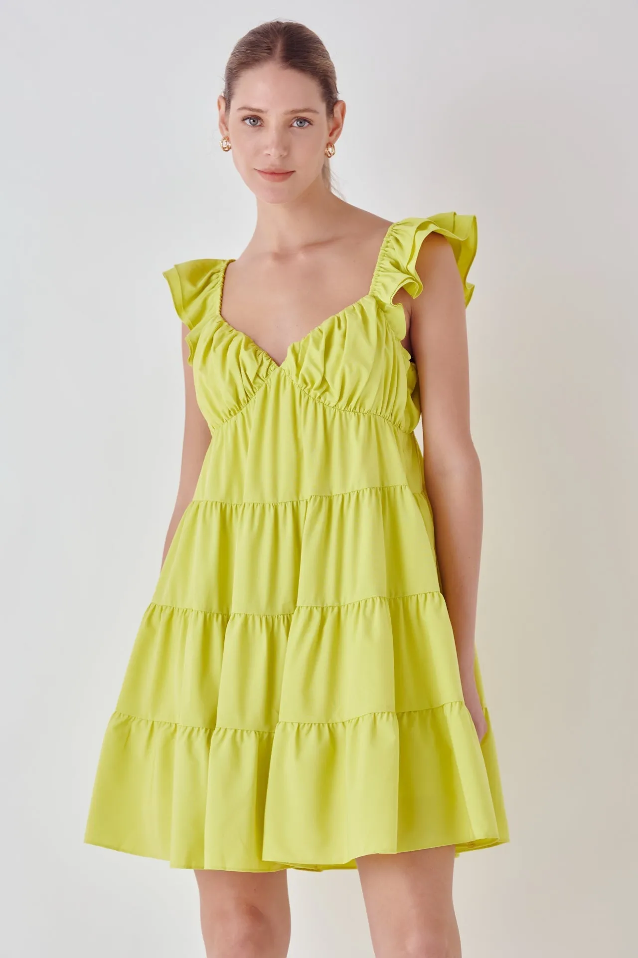 Tiered Mini Dress
