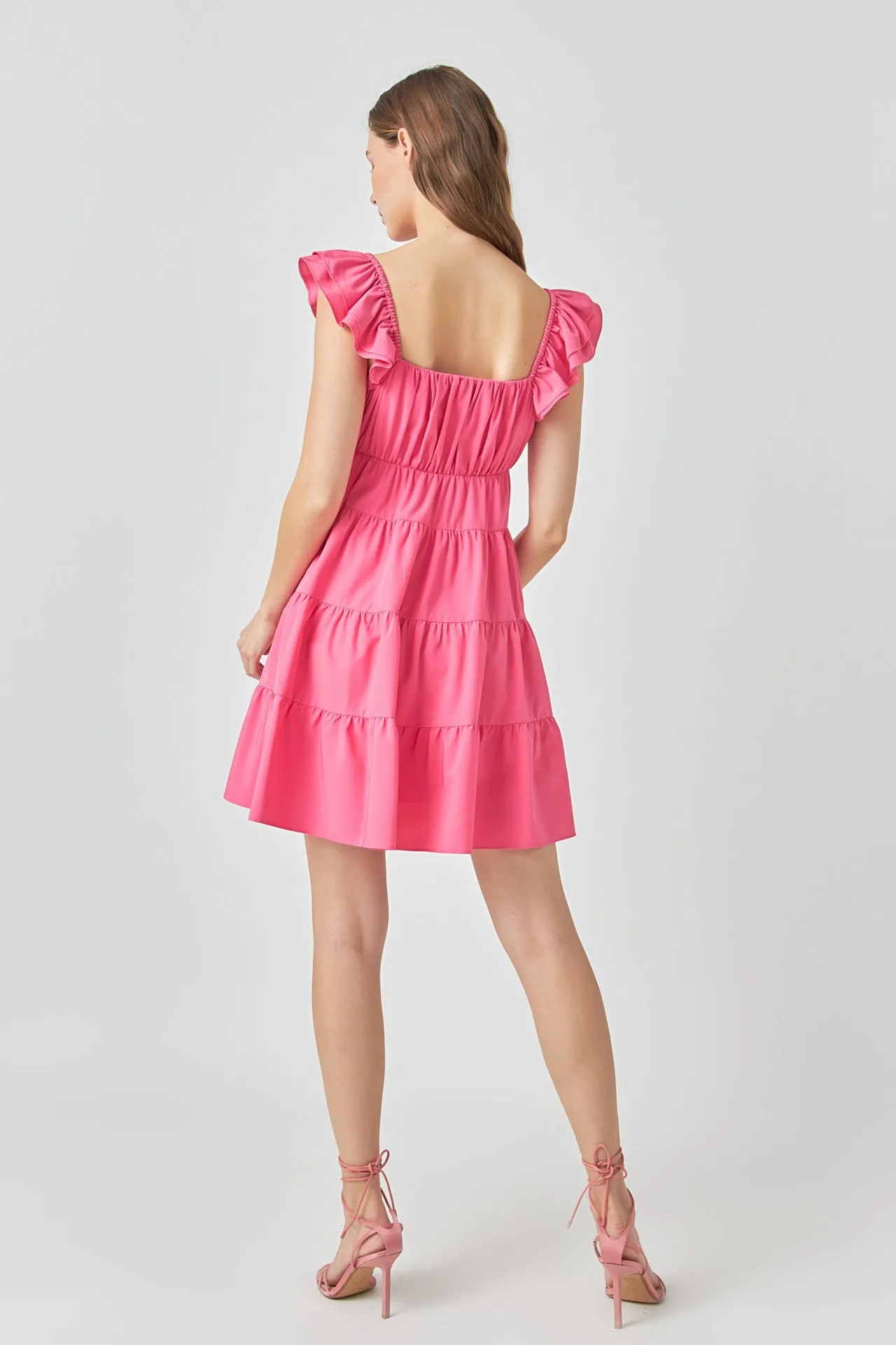 Tiered Mini Dress