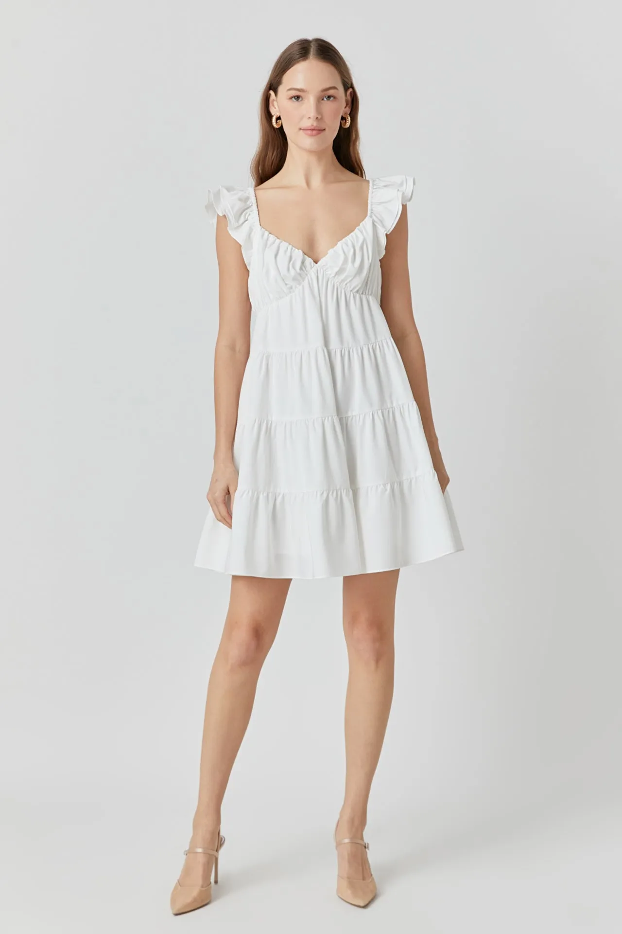 Tiered Mini Dress