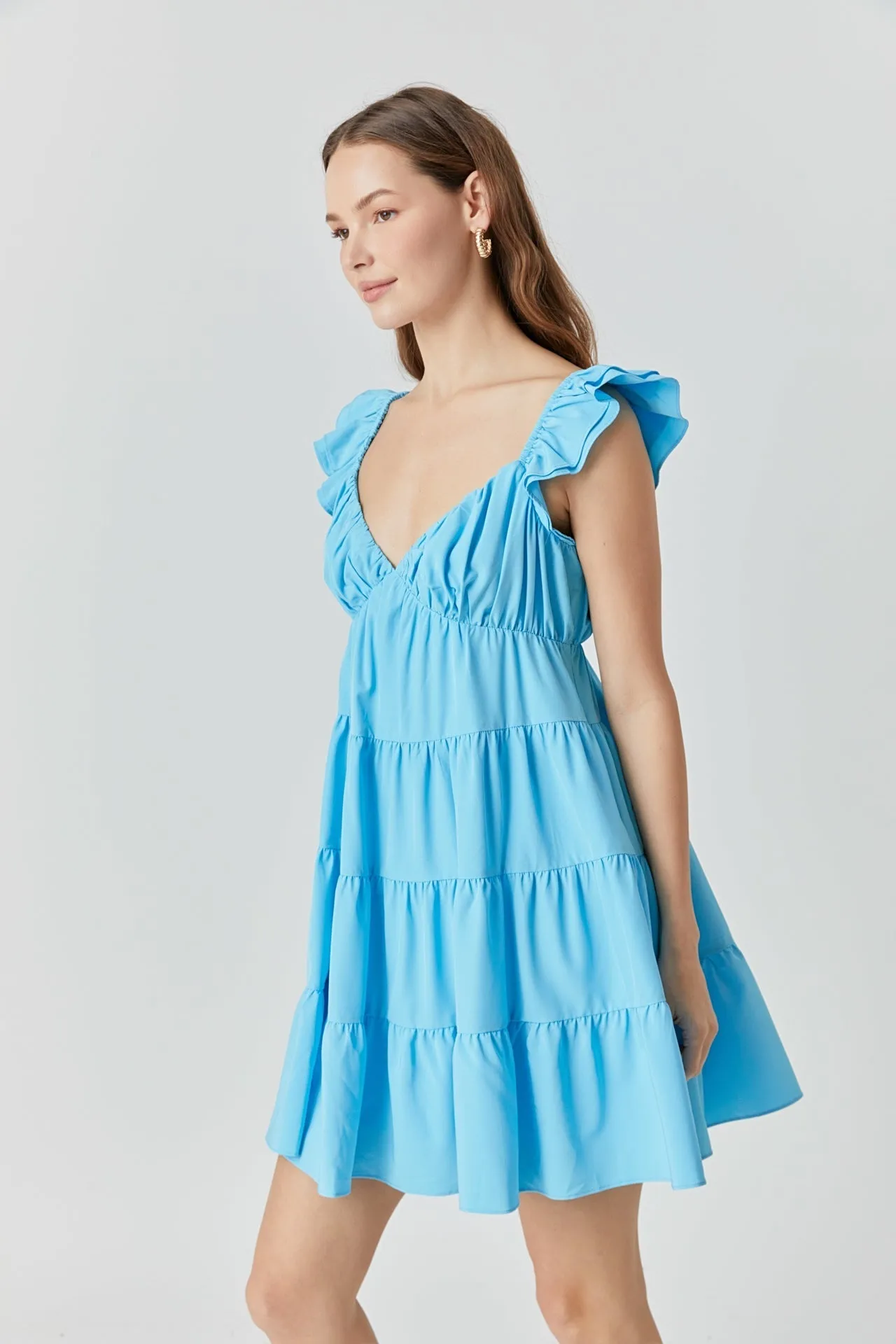 Tiered Mini Dress