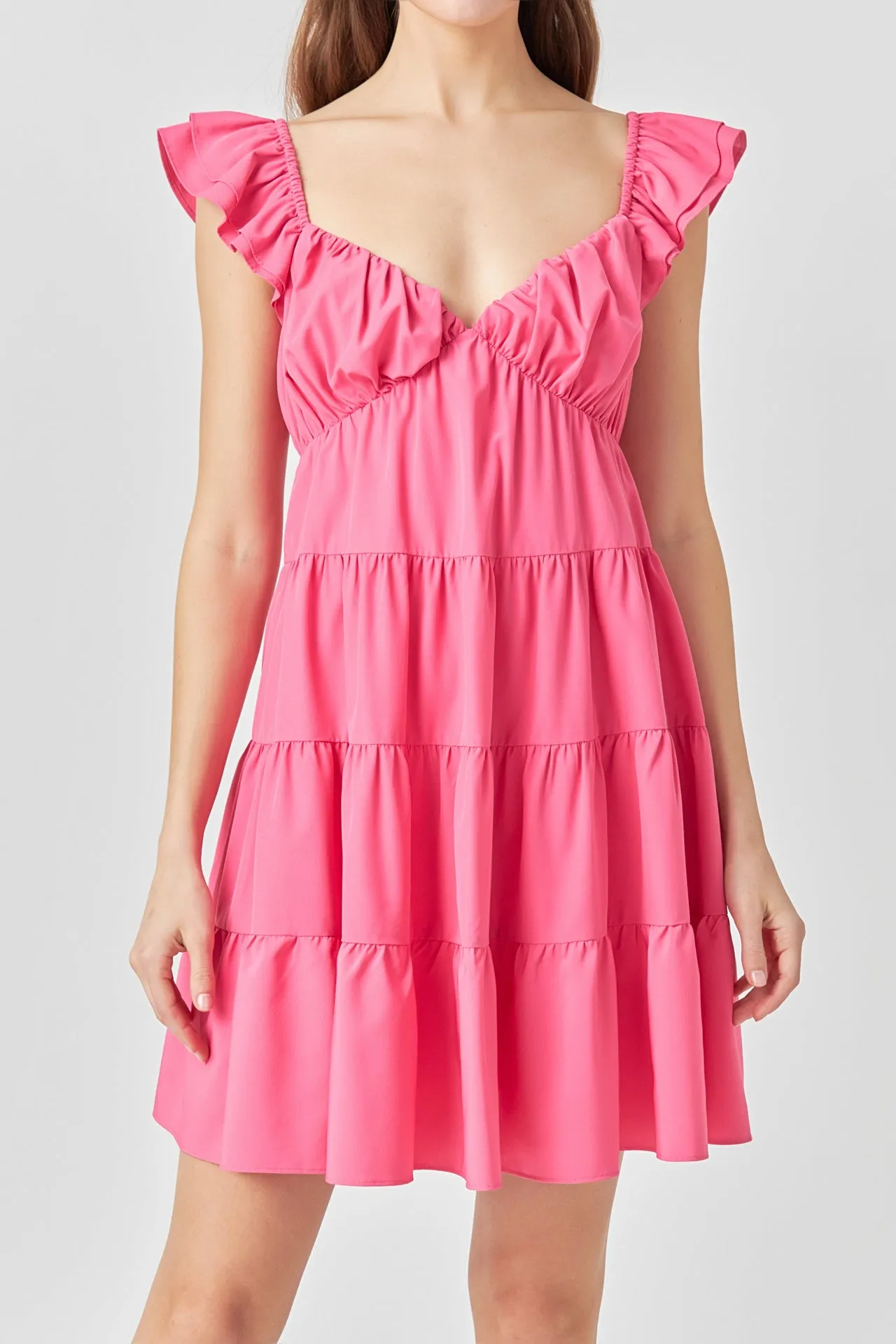 Tiered Mini Dress