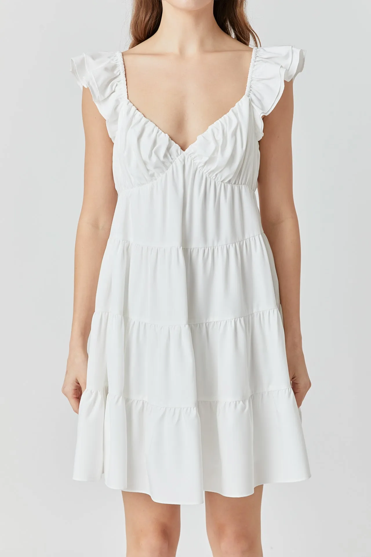 Tiered Mini Dress