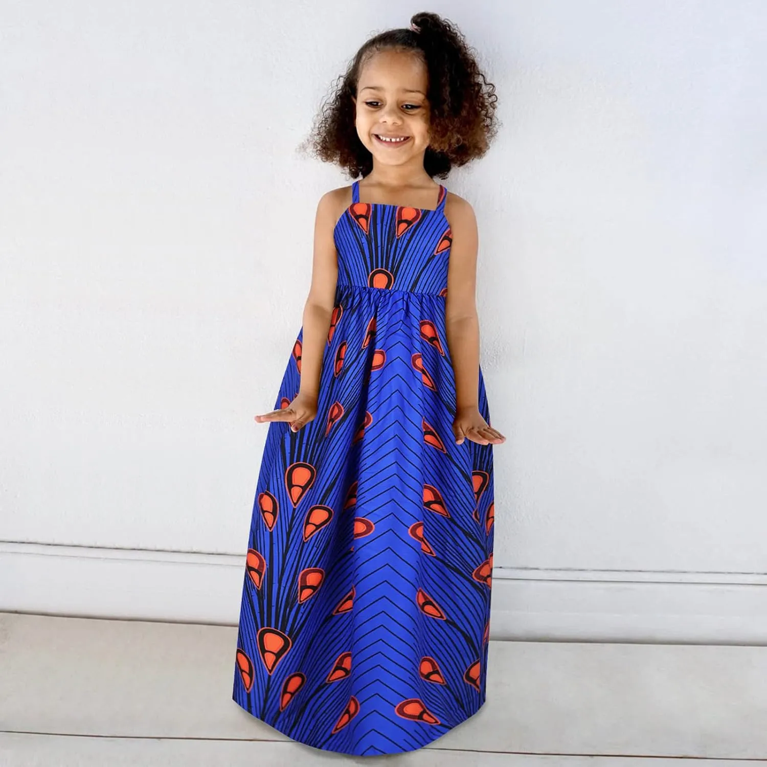 Toddler Baby Girls African Dashiki Dress Summer Short Sleeve Round Neck Dresses Outfits s Birthday Easter