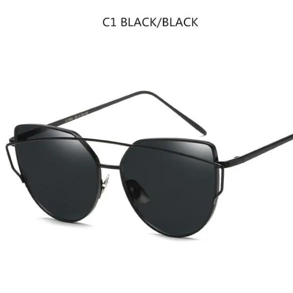Twin-Beams Sunglasses with Coating Mirror