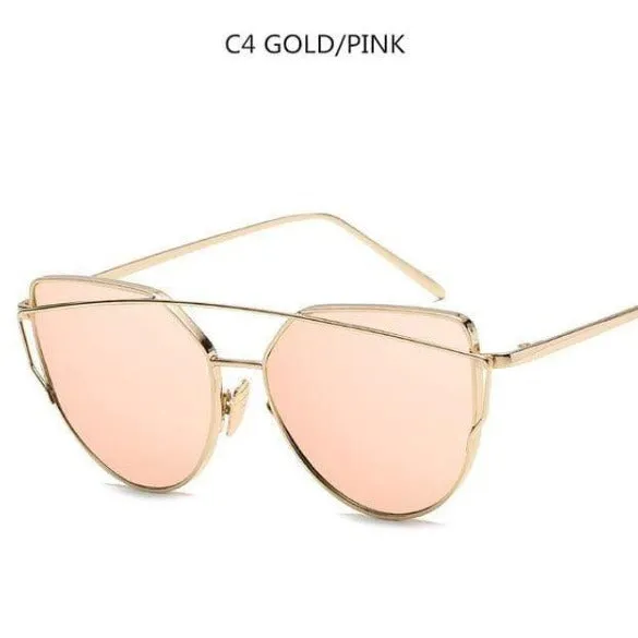 Twin-Beams Sunglasses with Coating Mirror