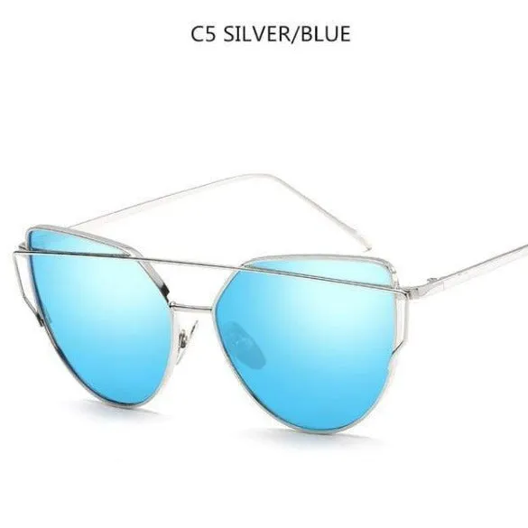 Twin-Beams Sunglasses with Coating Mirror