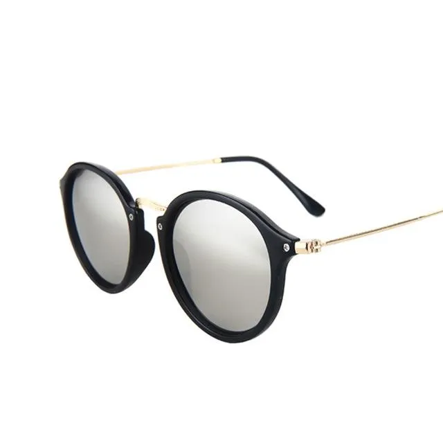 Vintage Black Mirror Sunglasses