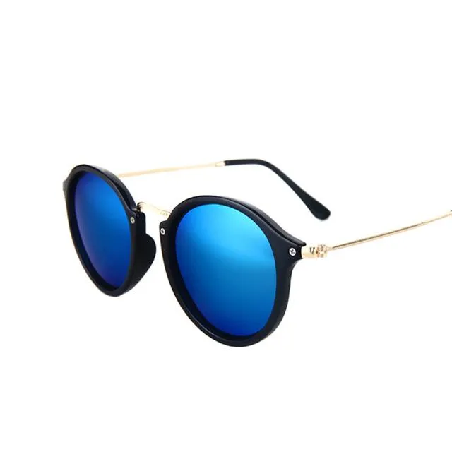 Vintage Black Mirror Sunglasses
