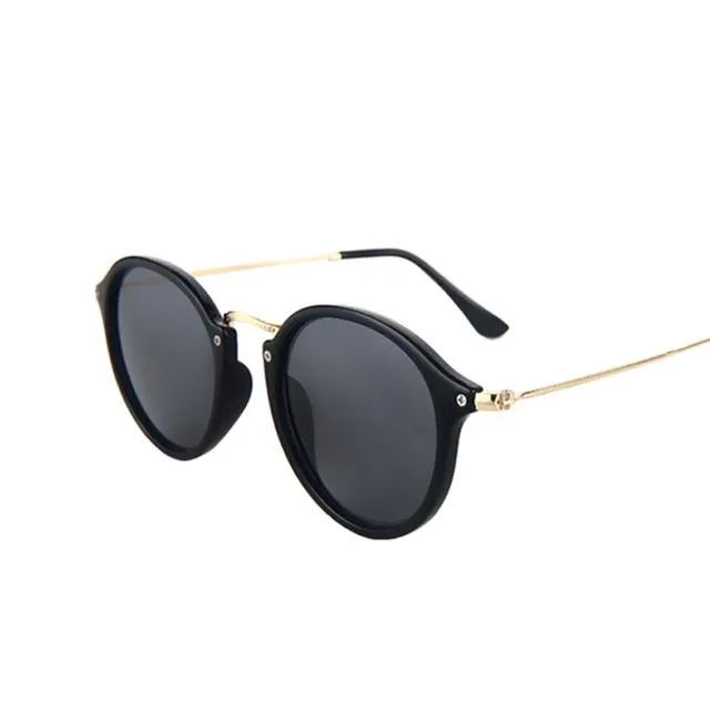Vintage Black Mirror Sunglasses