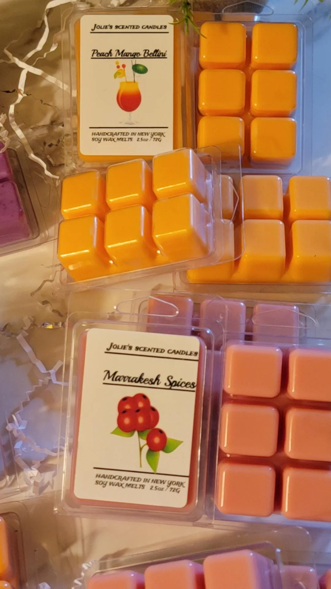 Wax Melts  Pick Your Strong Scented Wax Melt Scent  Wax Melt Tarts for Home,  Gifts the minimum to Buy is 2 and get 1 free for free shipping