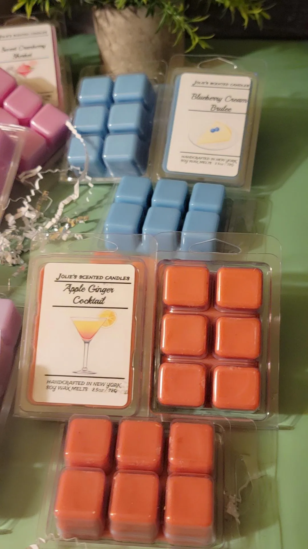 Wax Melts  Pick Your Strong Scented Wax Melt Scent  Wax Melt Tarts for Home,  Gifts the minimum to Buy is 2 and get 1 free for free shipping