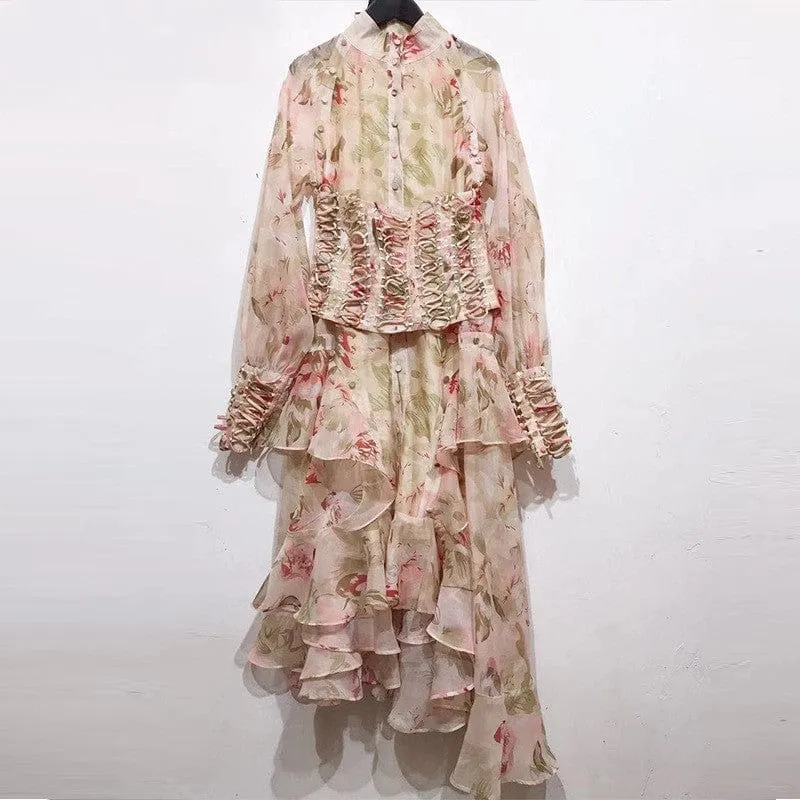 Women Flower Printed Party Dresses