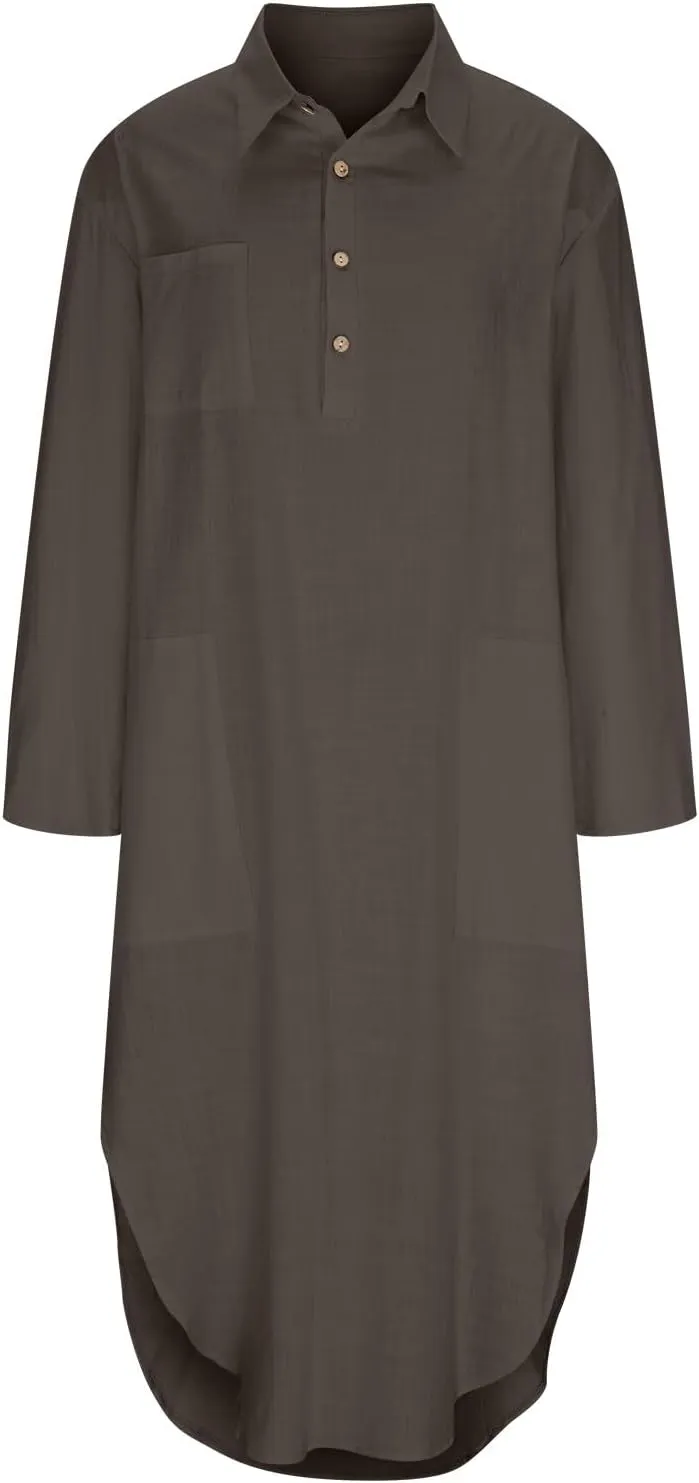 Women Lightweight Shirt Dresses Button Down Split Cover Up Dress Summer Beach Cotton Linen Sundress 2025 Trendy