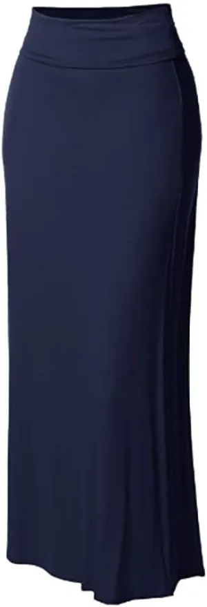 Women's Black Pleated Skirt Women Maxi Solid Comfort Bodycon High Waist Long Skirt Lady's Midi Skirts Spring