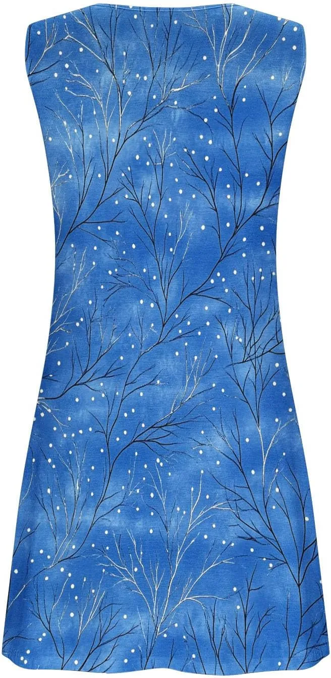 Womens Casual Summer Dresses Floral Boho Beach Dress V Neck Ruffle Dress Holiday Party Dresses for Women 2025
