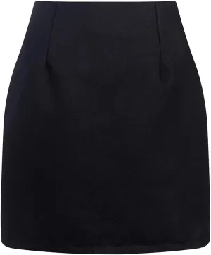 Womens High Waist Plaid Skirt Bodycon Pencil Wool Mini Skirts Fall Winter Short Skirt