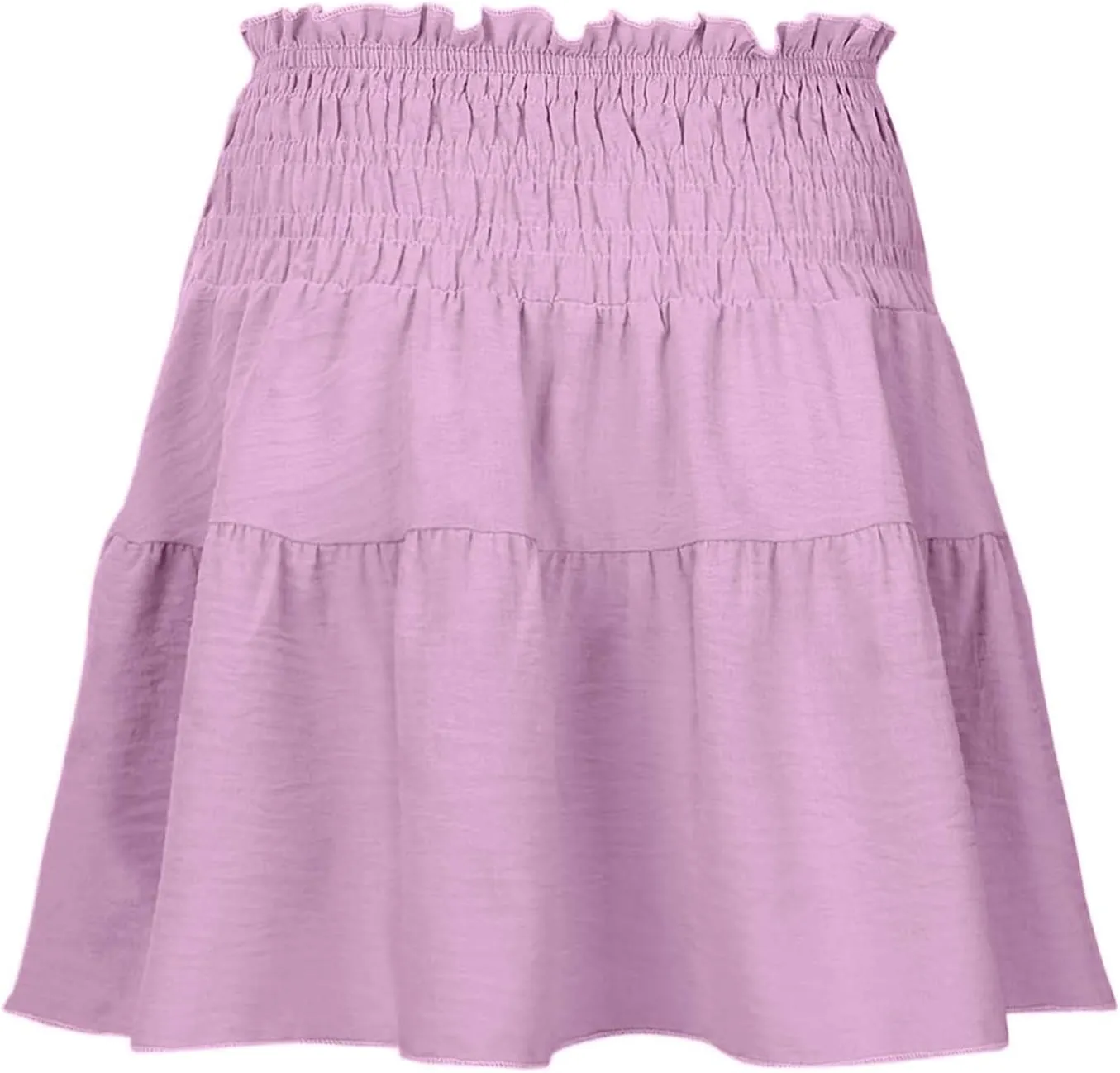 Women's Skirt Flowy A-Line Skirts High Waisted Peplum Mini Dress Summer Casual Y2K Pleated Cute Dress 2025 Fashion