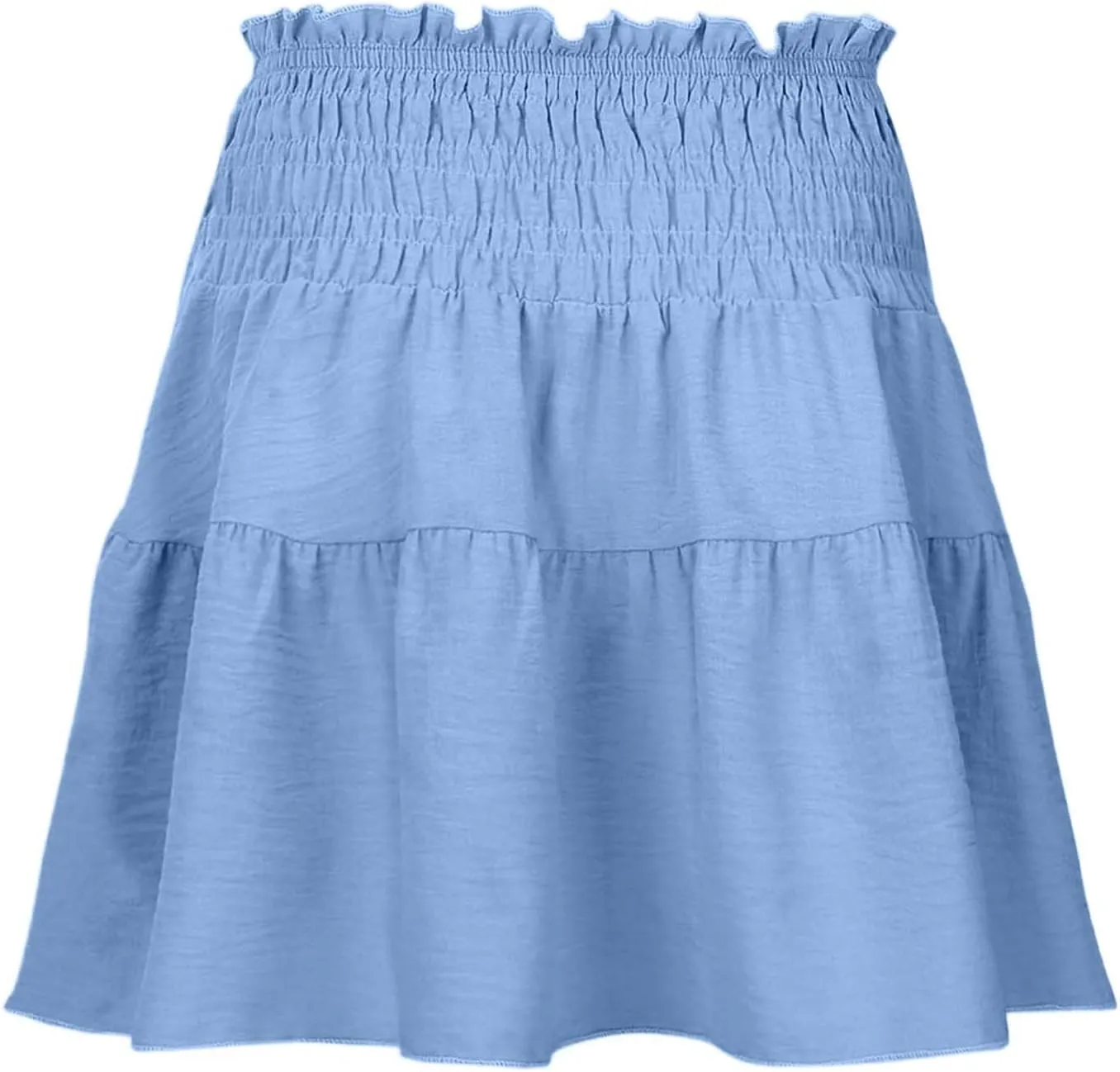 Women's Skirt Flowy A-Line Skirts High Waisted Peplum Mini Dress Summer Casual Y2K Pleated Cute Dress 2025 Fashion