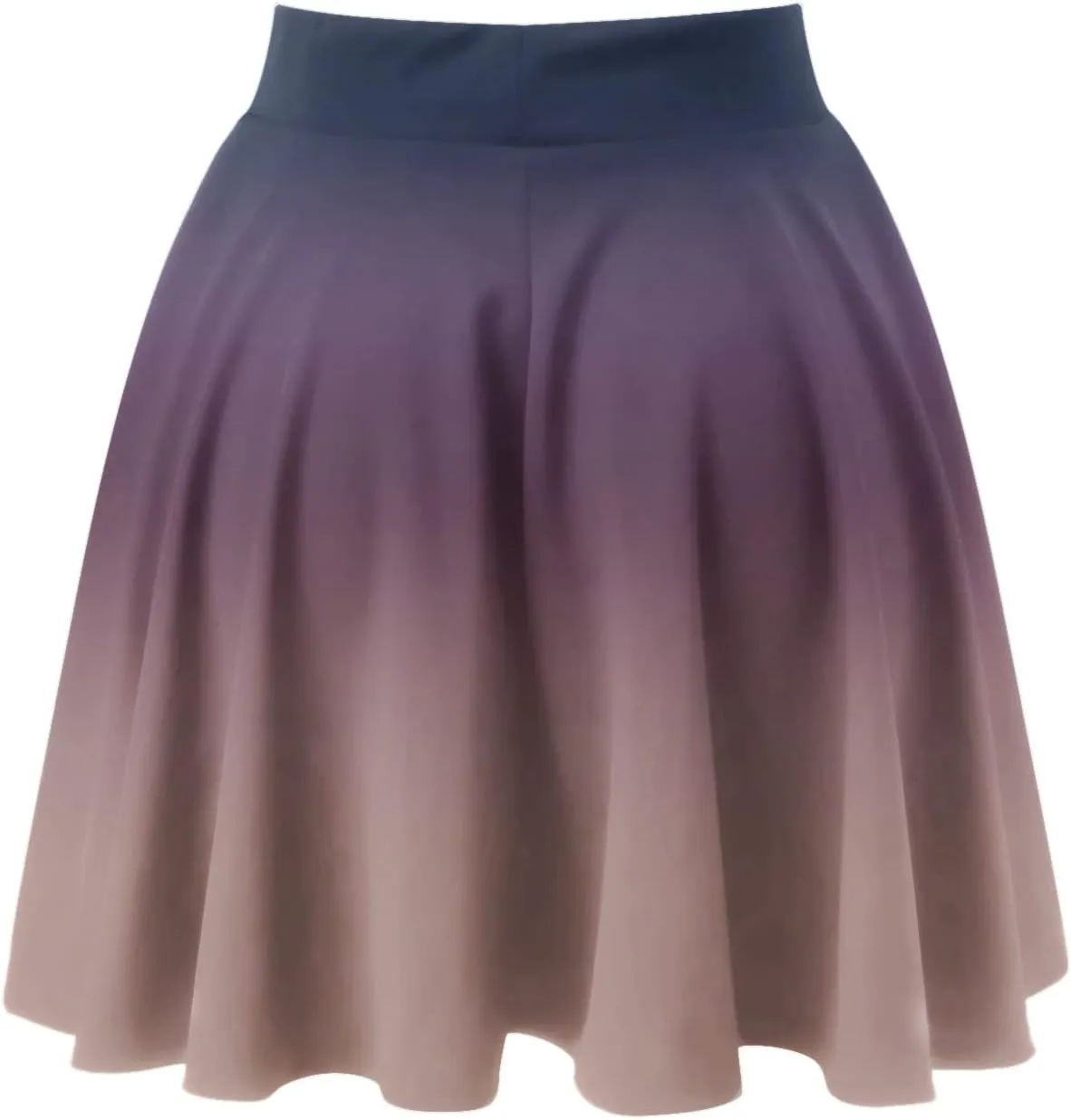 Women's Summer Cute High Waist Skirt Women's A Line Midi Skirts Ruffles Solid Skirts Vintage Irregular Cute