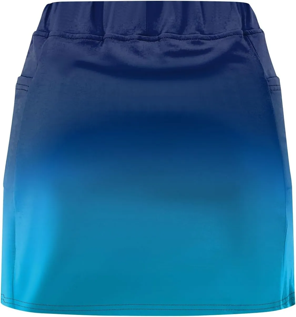 Women's Tennis Golf Skirts Gradient High Waisted Inner Shorts for Athletic Skorts with Pockets, S-5XL