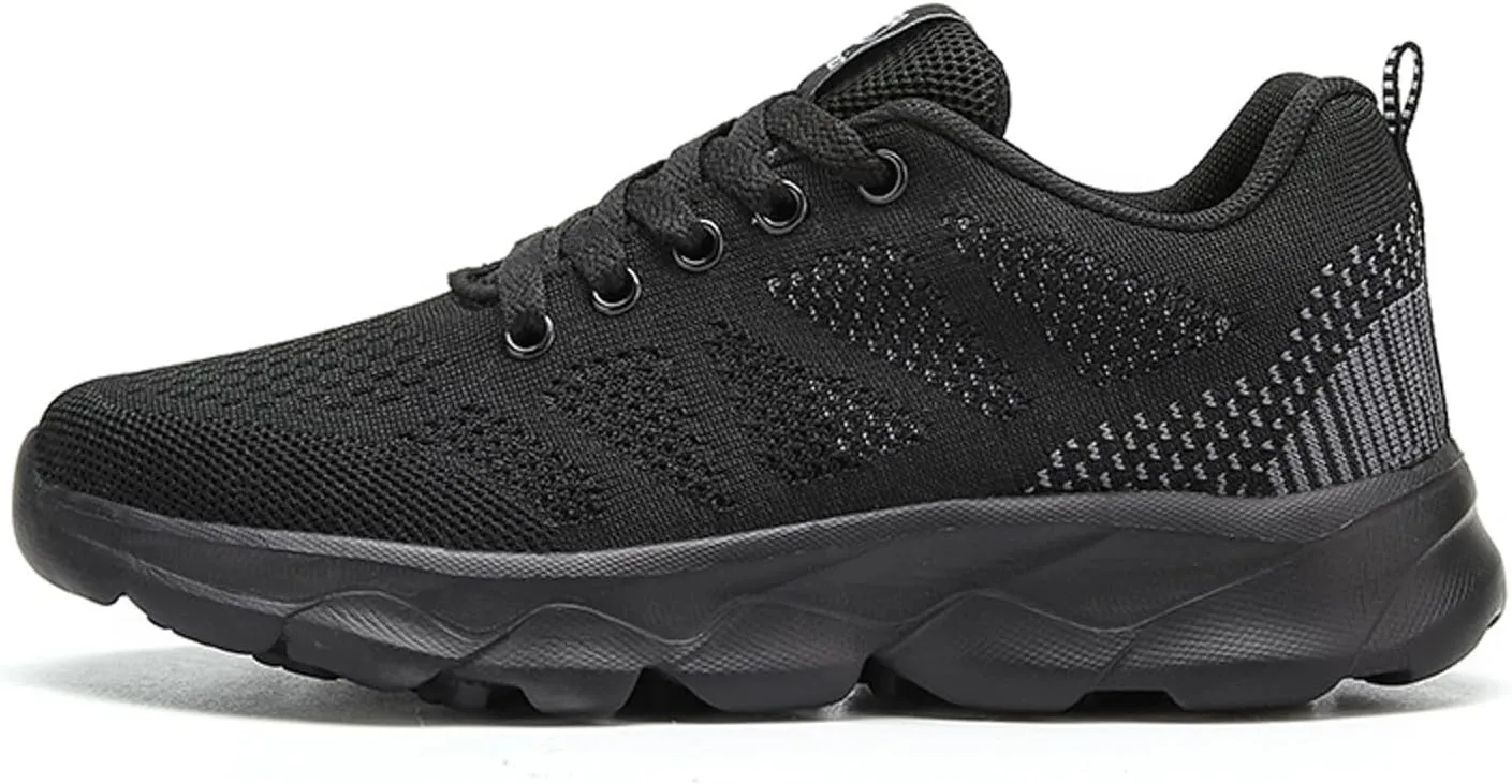 Womens Walking Shoes Slip on Memory Foam Non Slip Running Shoes Wide Width Breathable Gym Workout Shoes Lightweight Sneakers Indoor Outdoor