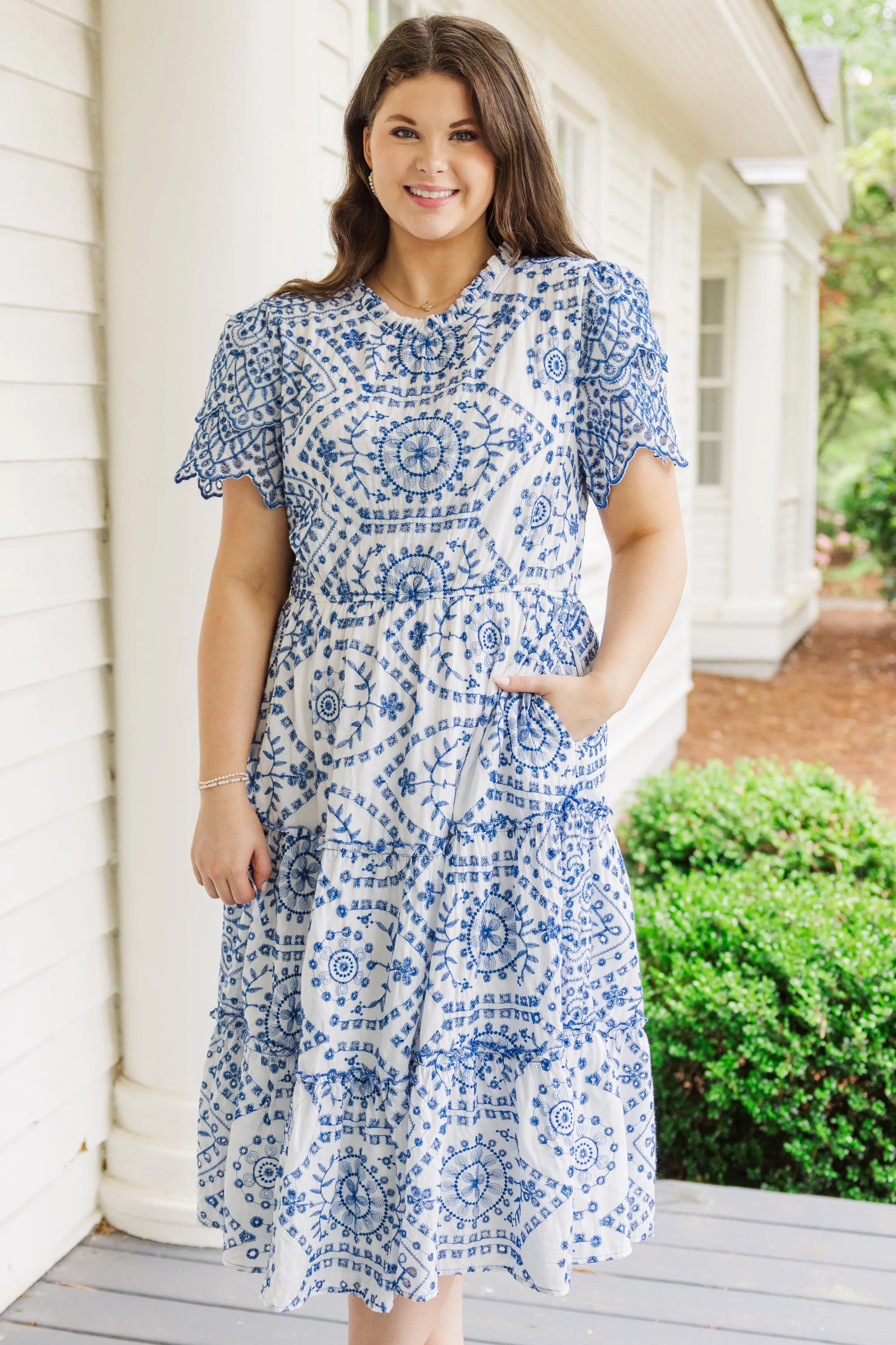 You Mean Everything Dress, Blue